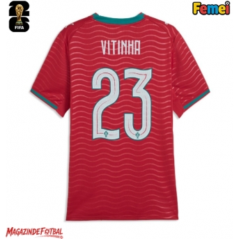 Portugalia Vitinha #23 Echipament de Fotbal Replică Mondial 2026 Femei Acasa